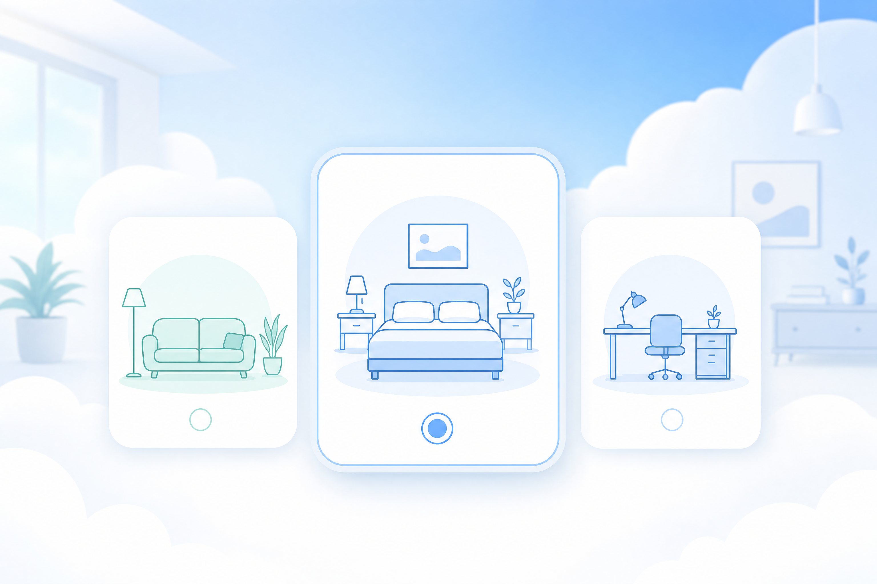 Room Air Finder question flow preview