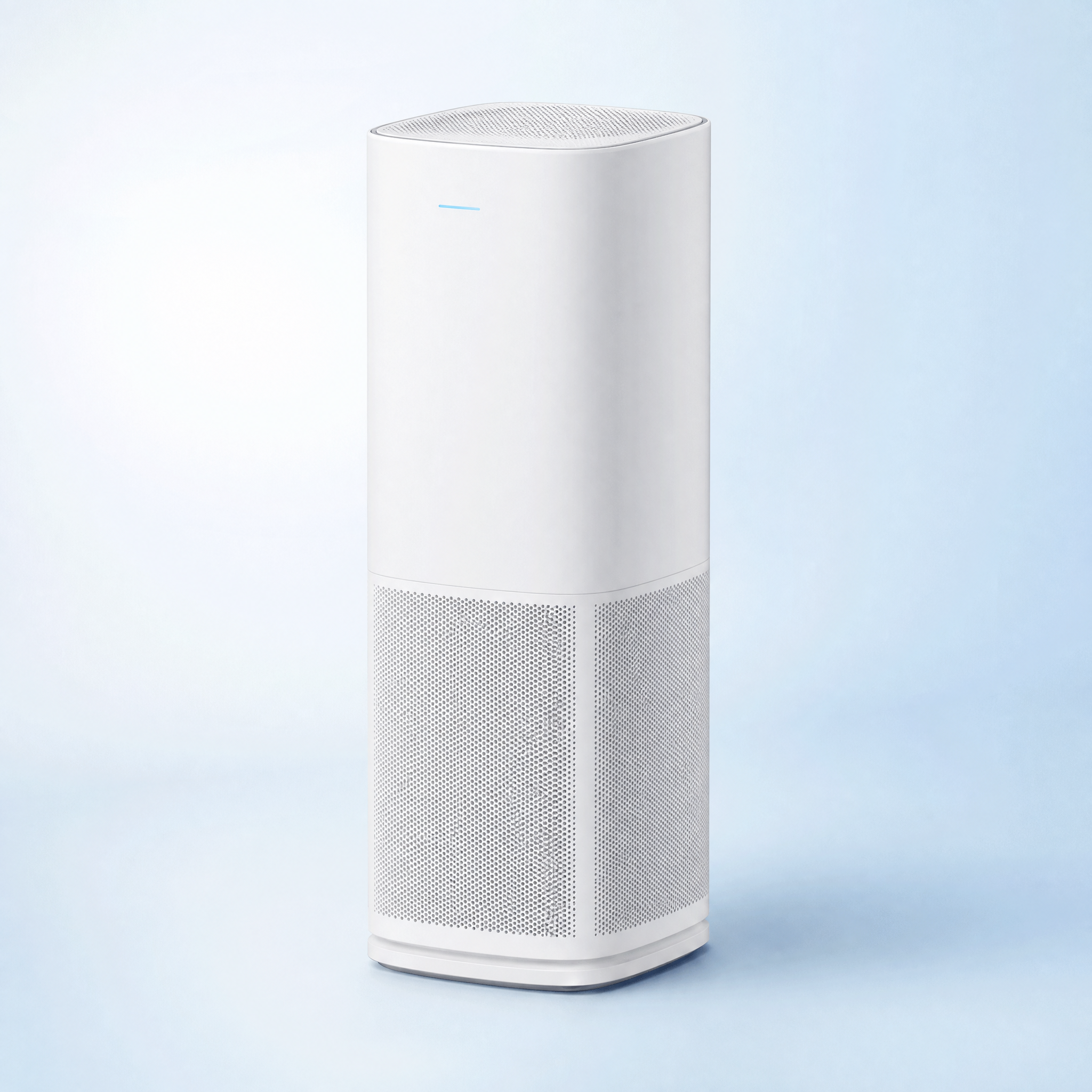 Room Air Purifier Pro — HEPA + activated carbon tower for living rooms and main bedrooms up to 35 m².